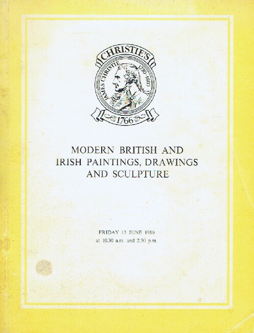 Christies June 1980 Modern British and Irish Paintings, Drawings & Sculpture