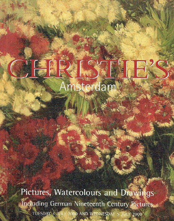 Christies July 2000 Pictures and Watercolours including German 19th C Pictures