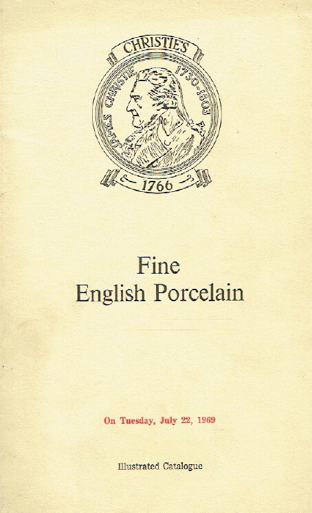 Christies July 1969 Fine English Porcelain