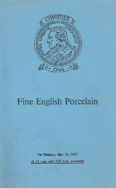Christies May 1973 Fine English Porcelain