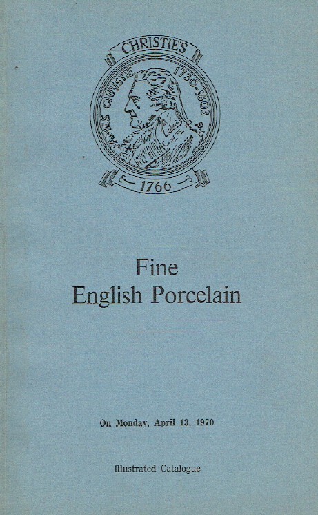 Christies April 1970 Fine English Porcelain