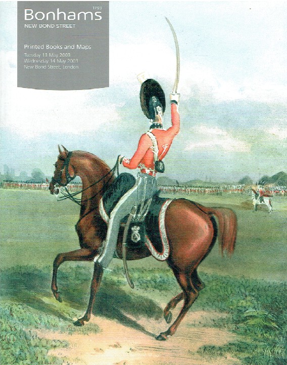 Bonhams May 2003 Printed Books and Maps (Digital only)