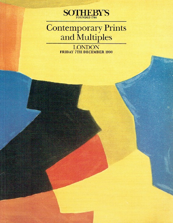 Sothebys December 1990 Contemporary Prints & Multiples
