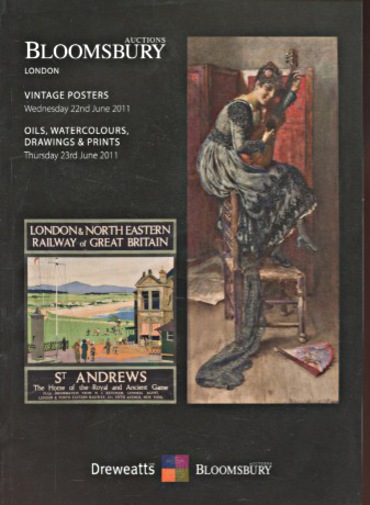 Bloomsbury 2011 Vintage Posters, Oils, Watercolours, Drawings