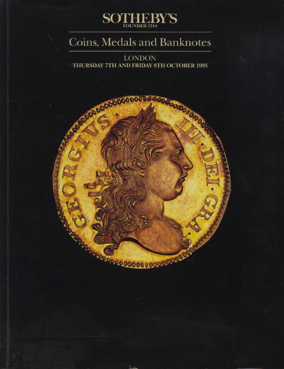Sothebys 1993 Coins, Medals and Banknotes