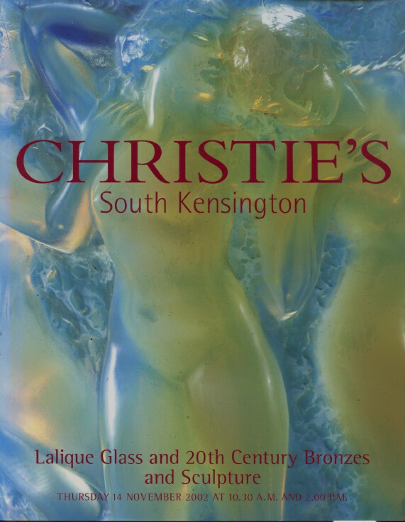 Christies 2002 Lalique Glass & 20th Century Bronzes & Sculpture