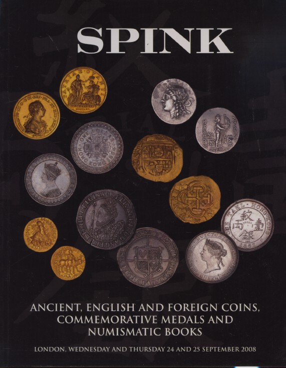 Spink September 2008 Coins, Commemrative Medals & Numismatic Books