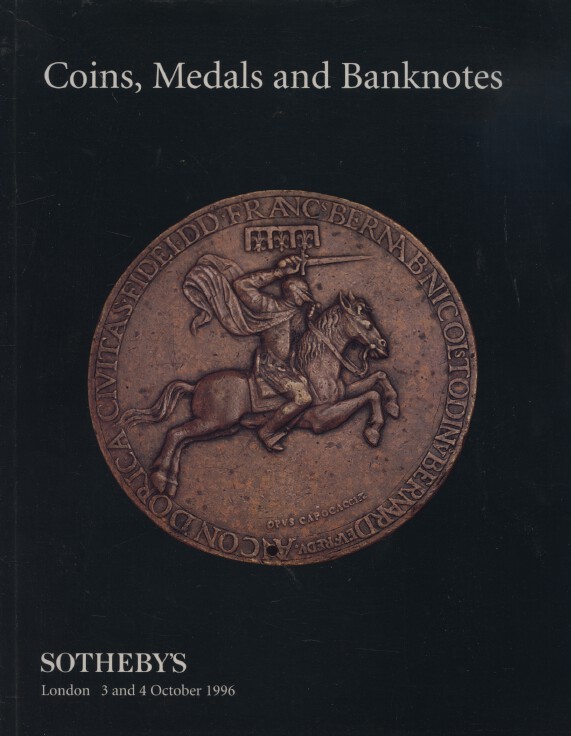 Sothebys April 1996 Coins, Medals and Banknotes (Digital only)