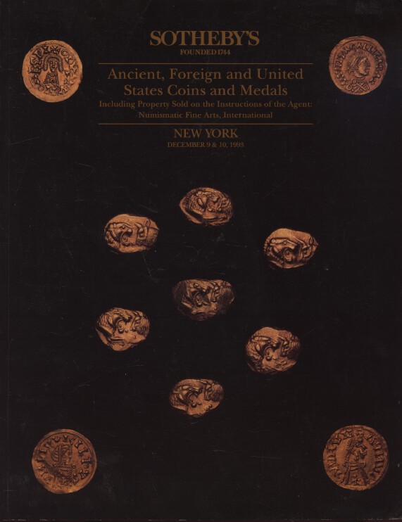 Sothebys 1993 Ancient, Foreign & United States Coins, Medals