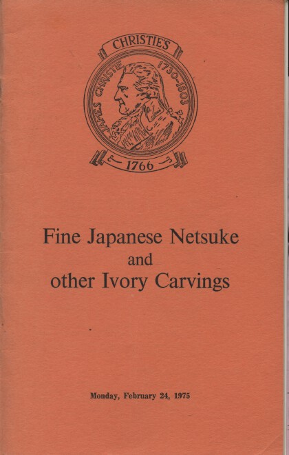 Christies 1975 Fine Japanese Netsuke & other Ivory Carvings