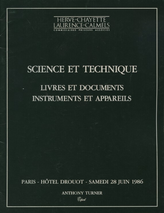 Herve-Chayette 1986 Science & Technology, Books, Instruments
