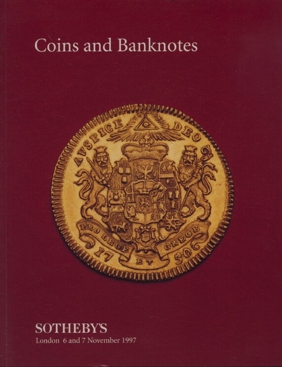 Sothebys 1997 Coins and Banknotes