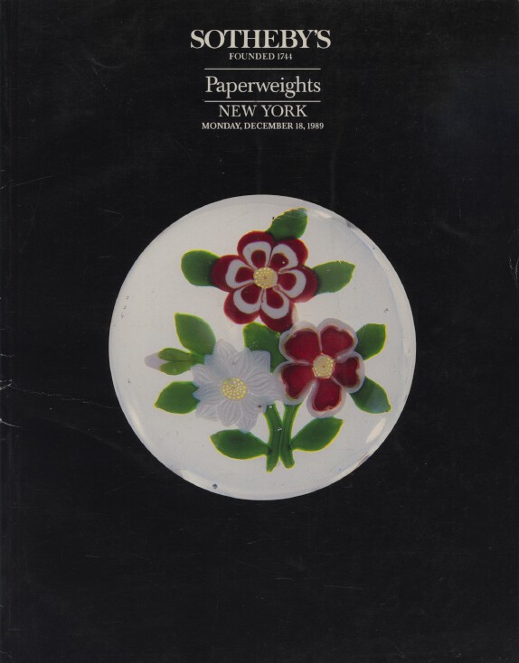 Sothebys December 1989 Paperweights (Digital only)