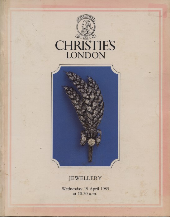 Christies April 1989 Jewellery