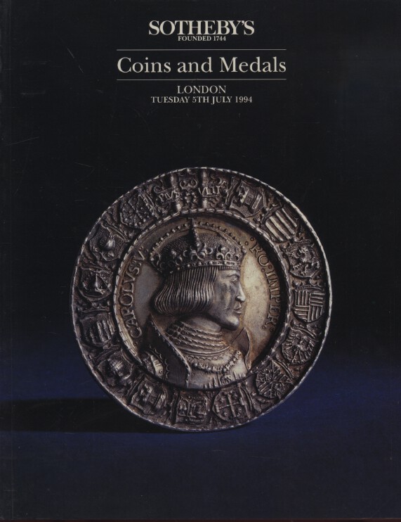 Sothebys 1994 Coins and Medals (Digital Only)