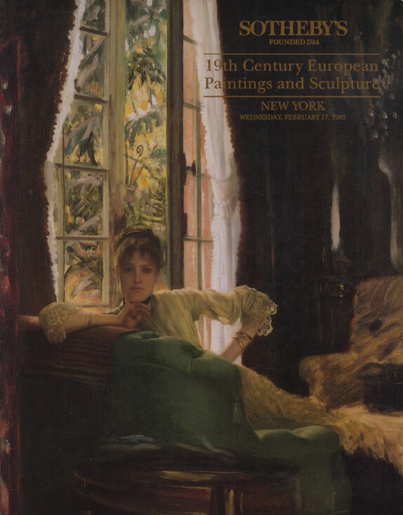 Sothebys 1993 19th C. European Paintings and Sculpture