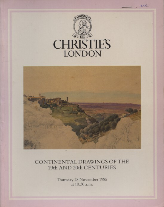 Christies 1985 Continental Drawings of the 19th & 20th Centuries