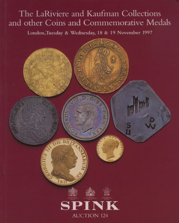 Spink 1997 LaRiviere & Kaufman Collections Coins & Medals