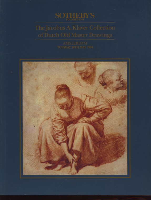 Sothebys 1994 Klaver Collection of Dutch Old Master Drawings