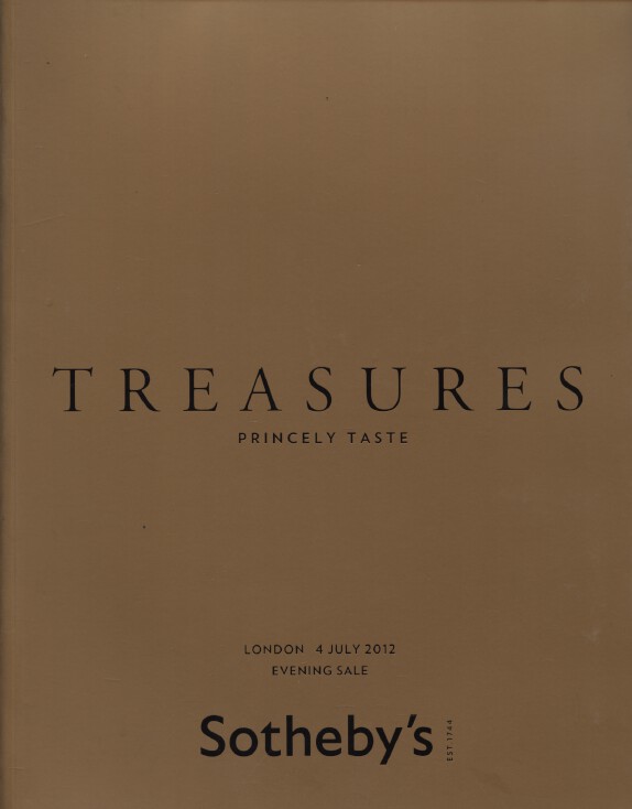 Sothebys 2012 Treasures Princely Taste