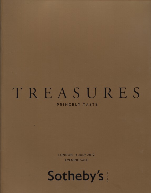 Sothebys 2012 Treasures Princely Taste