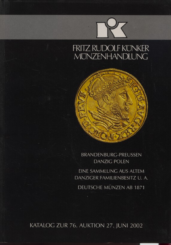 Kunker 2002 German Coins AB 1871 & Private Collection - Click Image to Close