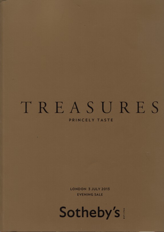Sothebys 2013 Treasures Princely Taste