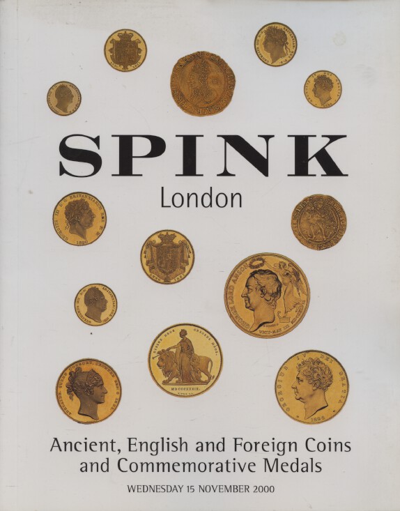 Spink November 2000 Ancient, English, Foreign Coins, Commemorative Medals