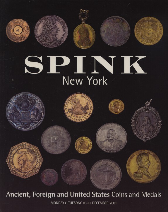 Spink December 2001 Ancient, Foreign, United States Coins Medals