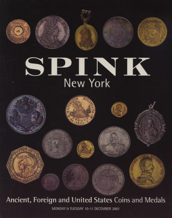 Spink December 2001 Ancient, Foreign, United States Coins Medals (Digital Only)