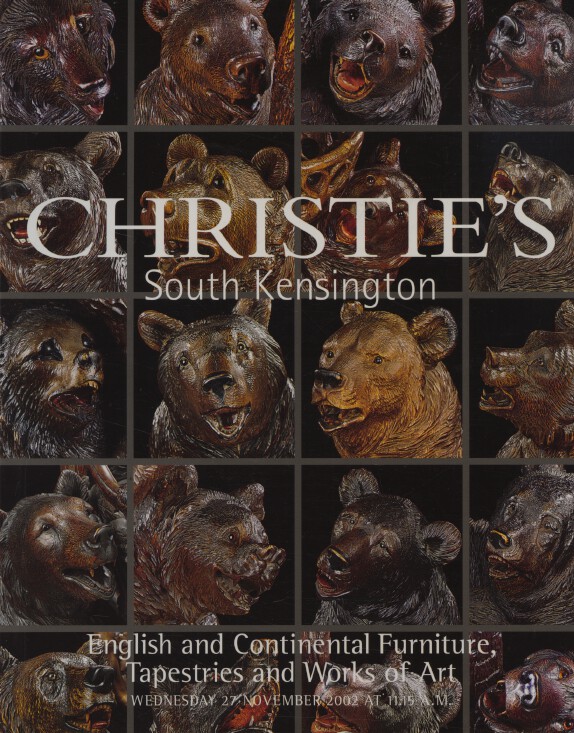 Christies 2002 English & Continental Furniture, Tapestries & WoA