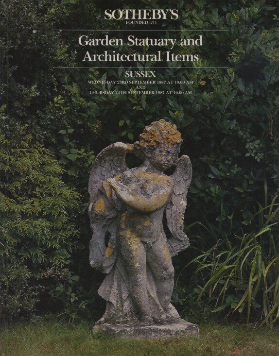 Sothebys September 1987 Garden Statuary & Architectural Items