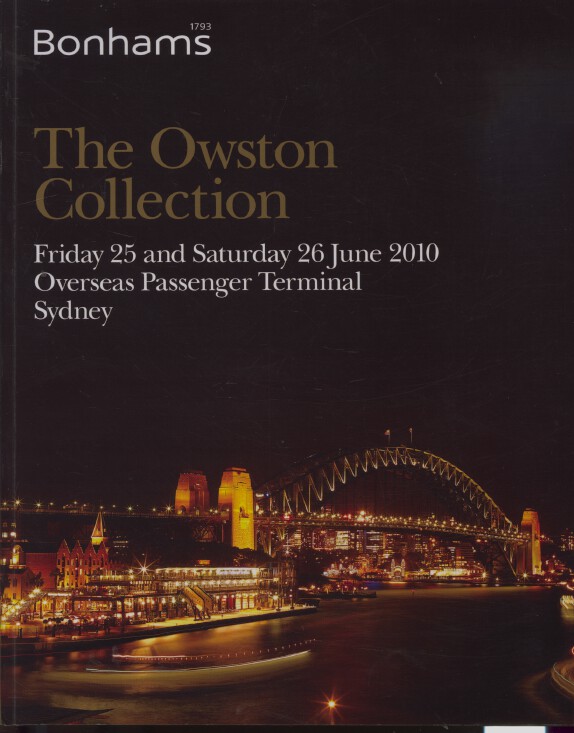 Bonhams June 2010 Owston Collection Overseas Passenger Terminal