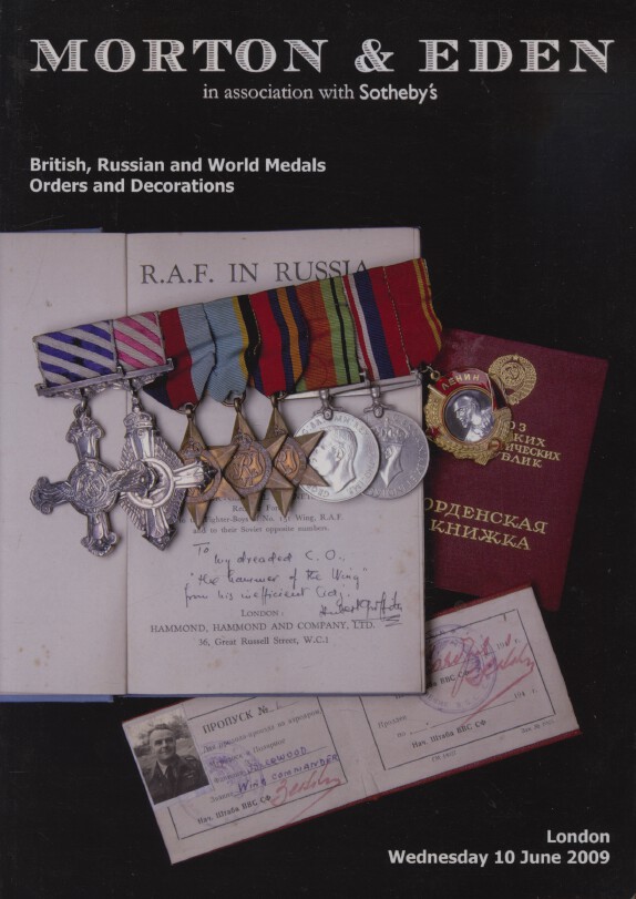 Morton & Eden June 2009 British, Russian, World Medals, Orders