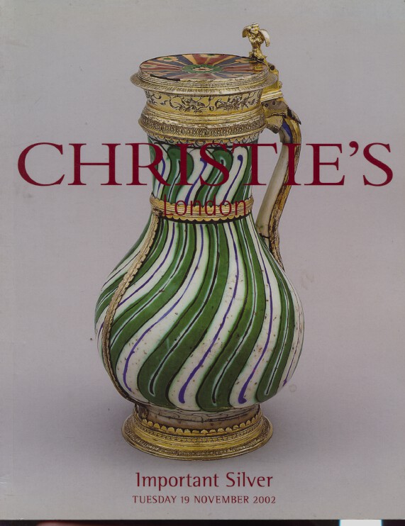 Christies November 2002 Important Silver - Click Image to Close