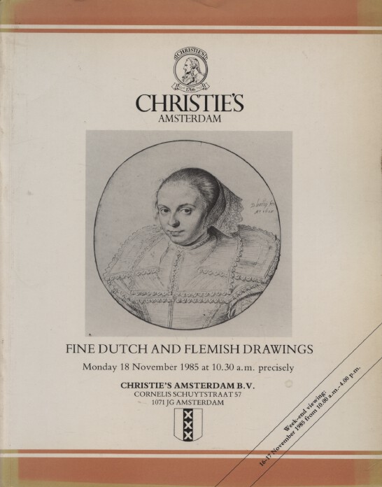 Christies November 1985 Fine Dutch & Flemish Drawings