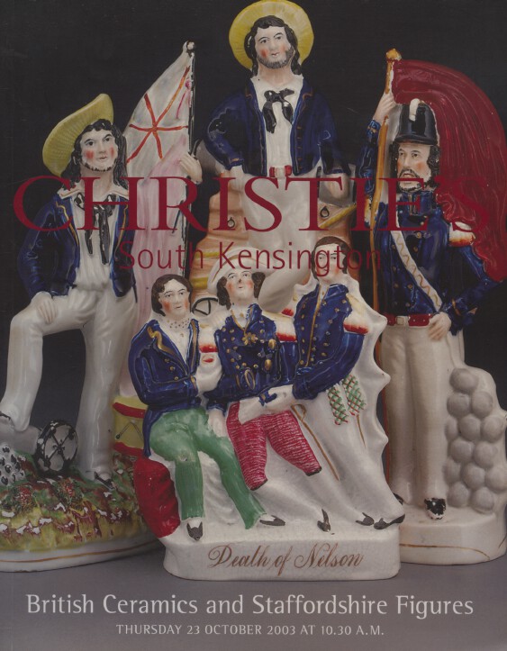 Christies October 2003 British Ceramics & Staffordshire Figures