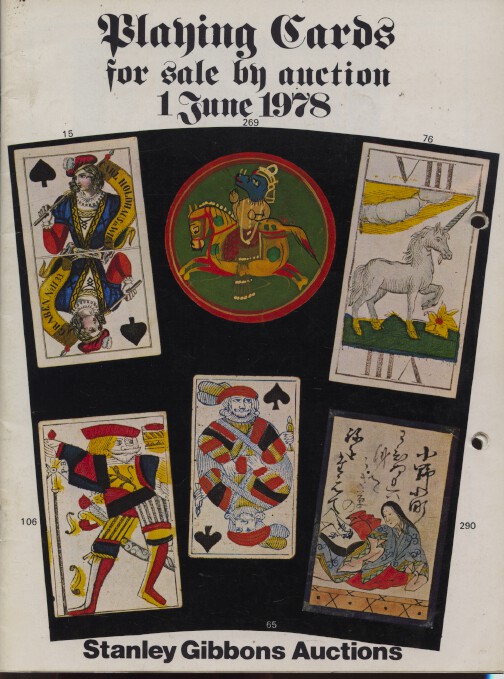 Stanley Gibbons June 1978 Playing Cards