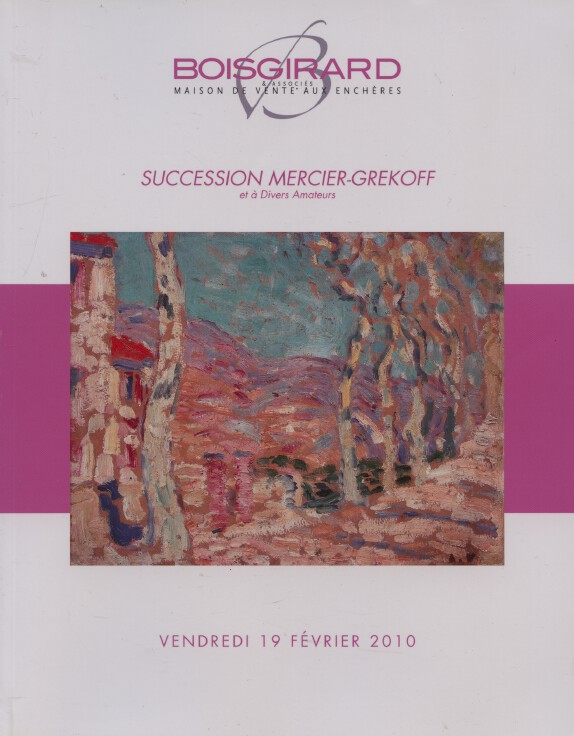Boisgirard February 2010 Modern Paintings, Jewellery, Works of Art