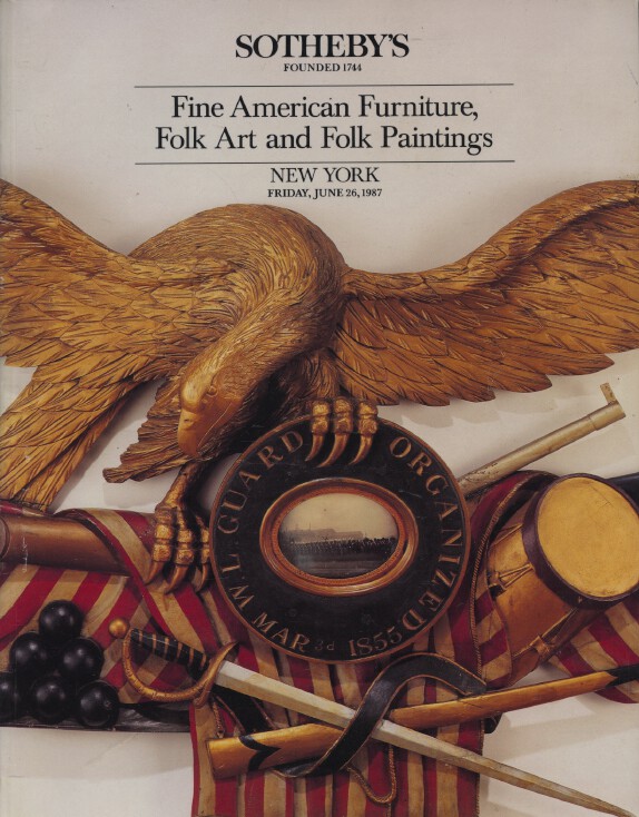 Sothebys June 1987 Fine American Furniture, Folk Art and Folk Paintings