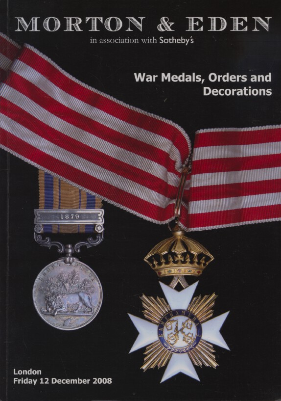 Morton & Eden December 2008 War Medals, Orders and Decorations