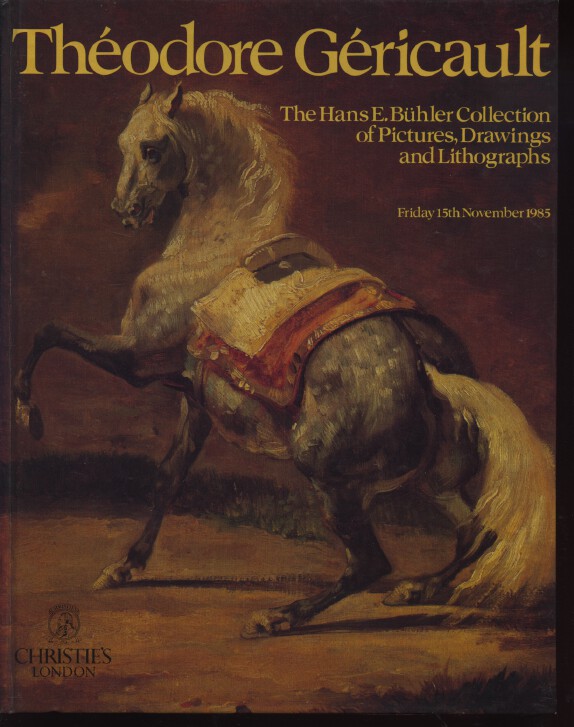 Christies 1985 Blucher Collection - Théodore Géricault paintings
