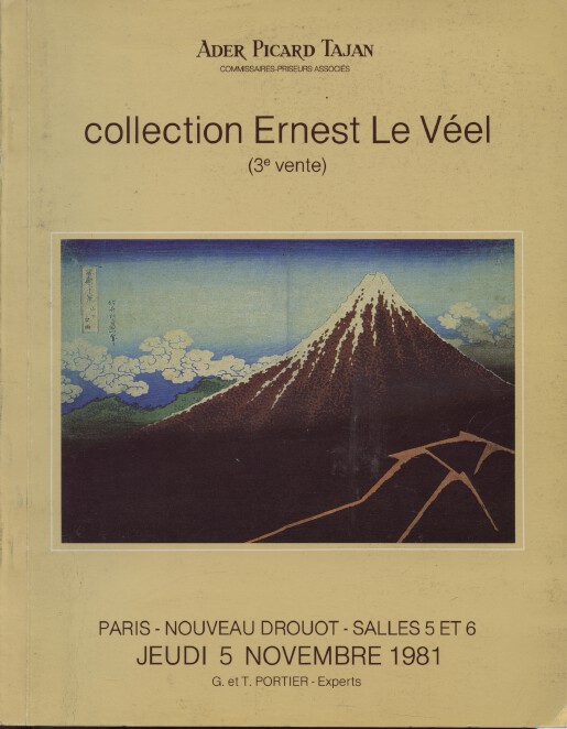 Picard Tajan Nov 1981 Ernest Le Veel Collection of Japanese Prints (3rd Sale)