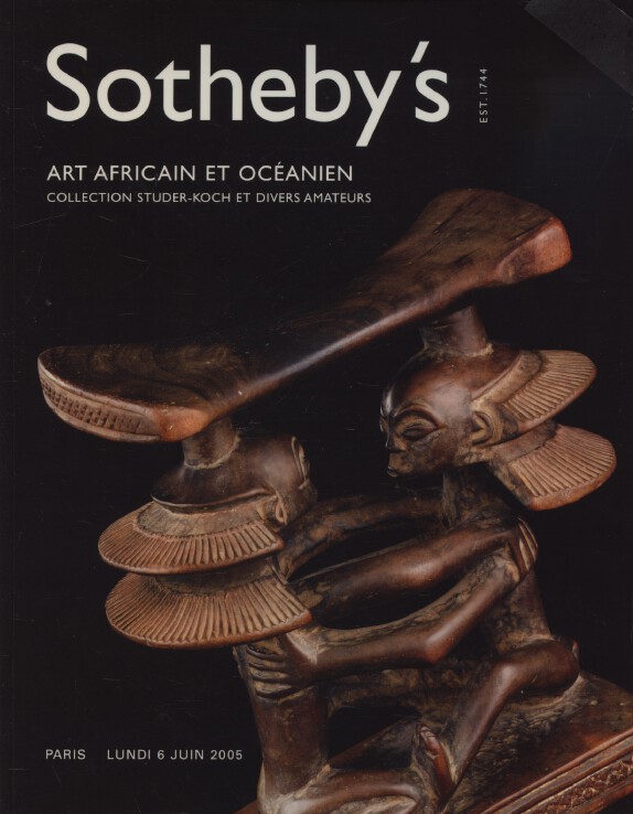 Sothebys June 2005 African & Oceanic Art Studer-Koch Collection