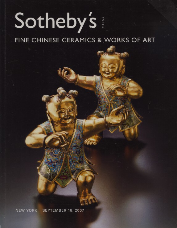 Sothebys September 2007 Fine Chinese Ceramics & Works of Art