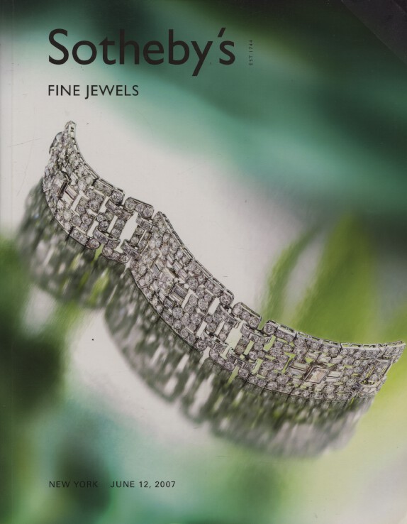 Sothebys June 2007 Fine Jewels - Click Image to Close