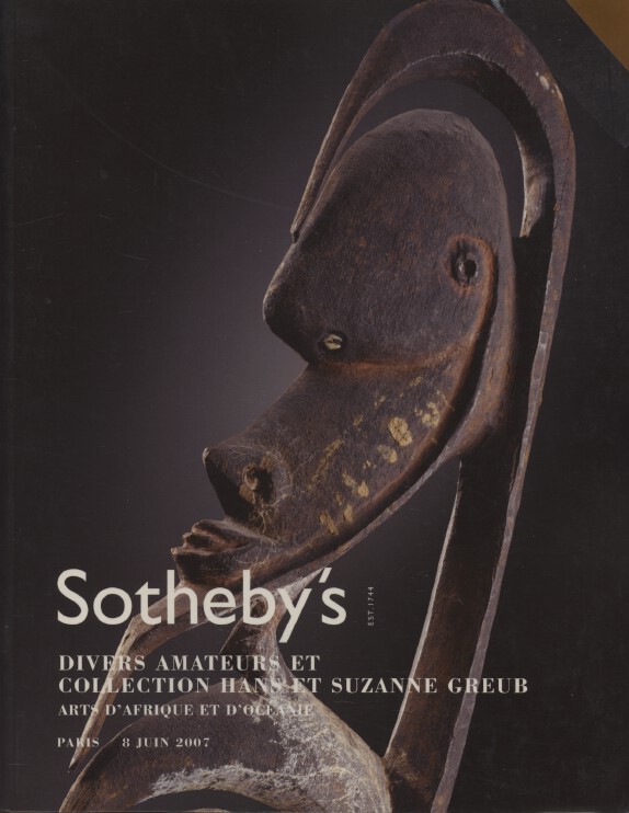 Sothebys June 2007 Greub Collection African & Oceanic Art