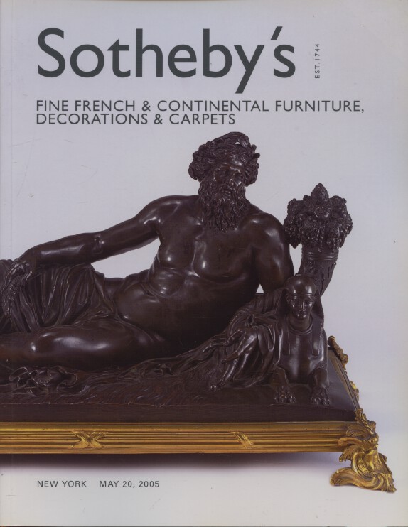 Sothebys May 2005 Fine French & Continental Furniture, Decorations & Carpets