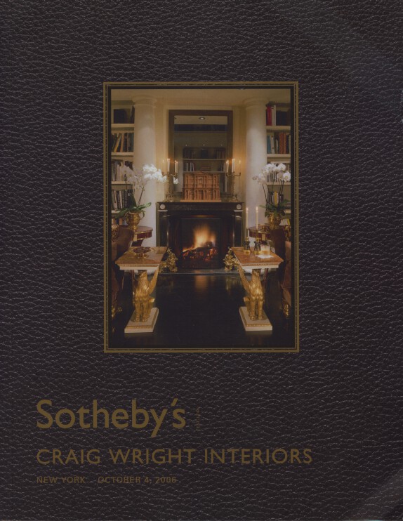 Sothebys October 2006 Craig Wright Interiors