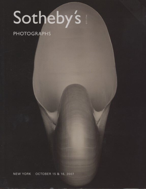 Sothebys October 2007 Photographs